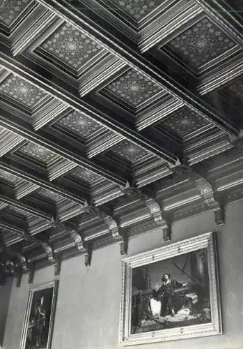 Poland Krakow Jagiellonian University Collegium Novum - main auditory ceiling detail aspect