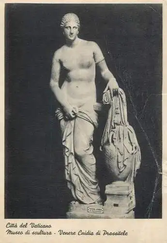 Citta del Vaticano Museo di scultura Venere Cnidia di Prasitele