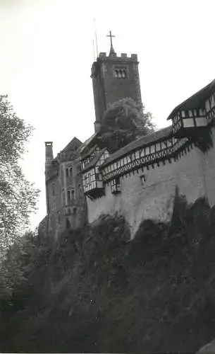 Allemagne foto city1965 Wartburg castle view