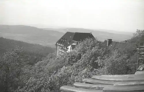 Allemagne foto city1965 Wartburg castle view