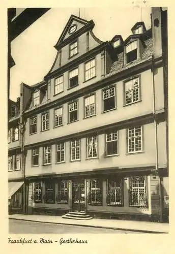 Germany Frankfurt am Main Goethehaus detail view