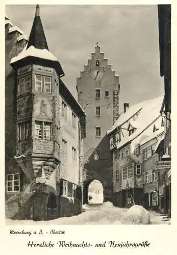 Germany Meersburg a. Bodensee winter scenery
