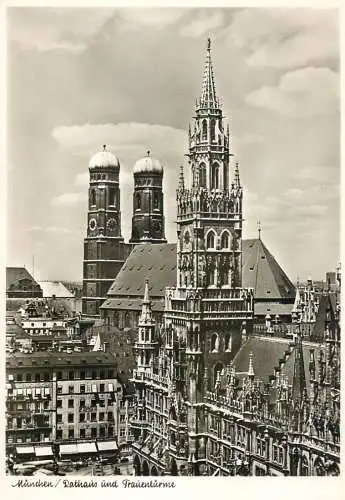 Germany Munchen Rathaus & Frauenturme