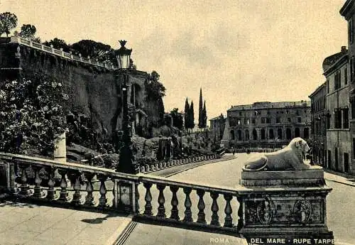 Italy Roma Via del Mare Rupe Tarpea