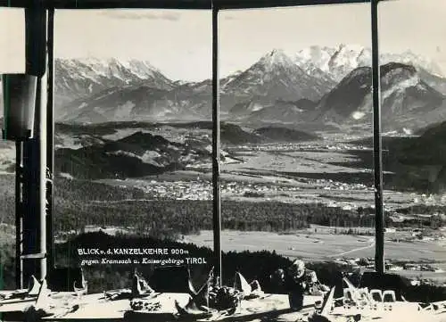 Austria Blick v.d. Kanzelkehre geg Kramsach u. Kaisergebirge Tirol