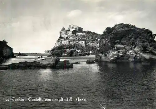 Italy Ischia Castle & St Anne rock