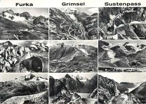 Switzerland  Furka, Grimsel & Sustenpass multi view