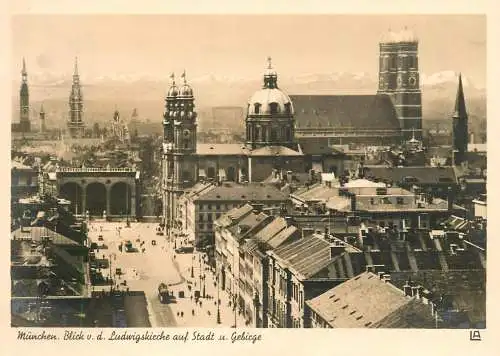 Germany Munchen Blick v. d. Ludwigskirche