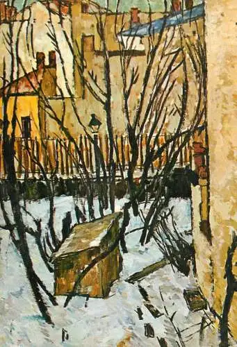 Fine arts postcard paintings Nicolae N. Tonitza Iarna Bucharest