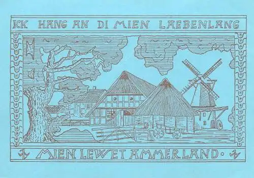 Postal services stationery postcard Germany personal corespondence windmill
