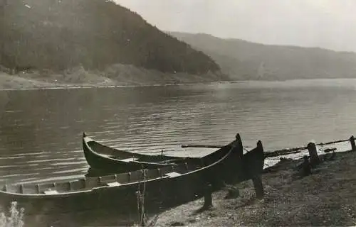 Romania Bicaz lac de acumulare 1966