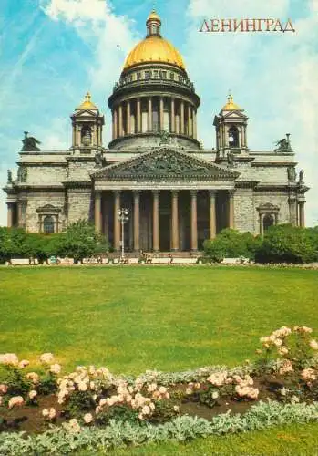 Russia Leningrad St. Isaak's cathedral