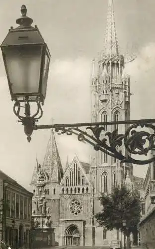 Hungary Budapest Matyas templom 1964