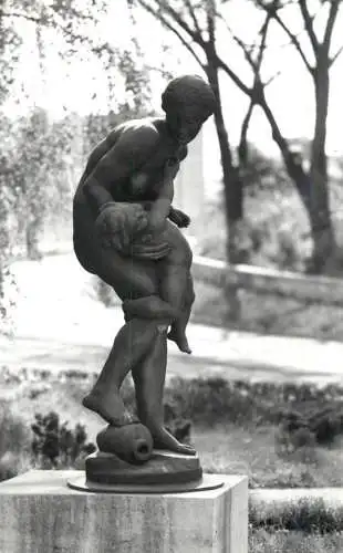 Hungary Zalaegerszeg - "Little recalcitrant" statue  Kisfaludi Strobl, Zsigmond
