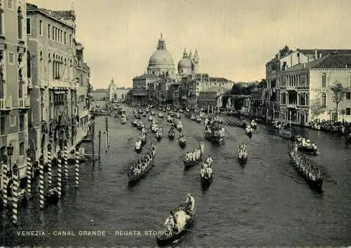 Italy Venezia Canal Grande - Regata Storica