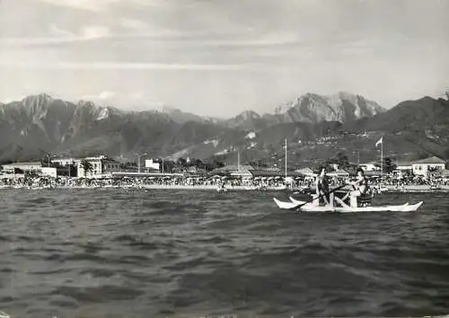 Italy Marina di Pietrasanta Apaunian Alps