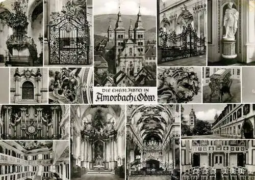 Germany Amorbach im Odenwald Die Ehemalige Abtei multi view