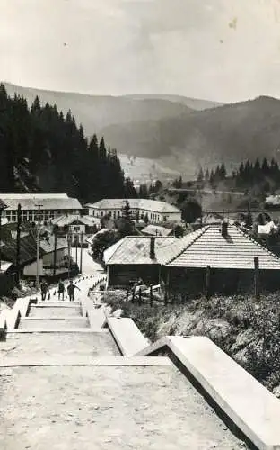 Romania Borsec vedere depresiune 1968