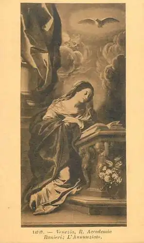 Venezia fine art postcard Veronese Ranieri l'Annunziata