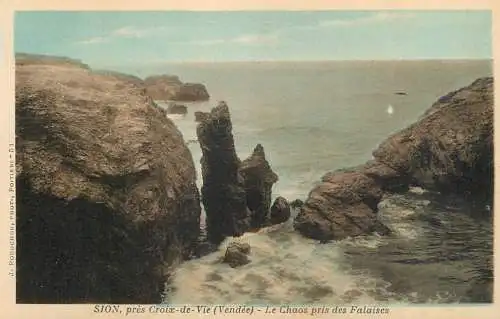 France Vendee Sion pres Croix de Vie le chaos pris des Falaises