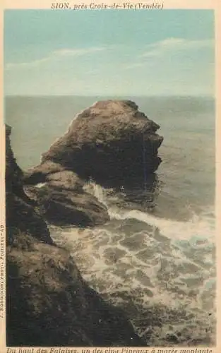 France Vendee Sion pres Croix de Vie Falaises