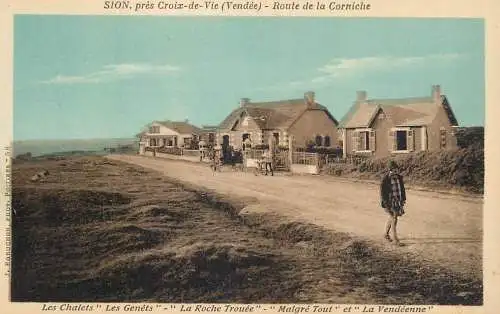 France Vendee Sion pres Croix de Vie route de la Corniche