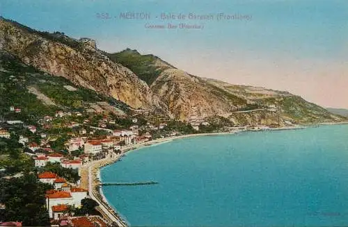 France Alpes maritimes Menton baie de Caravan Frontier