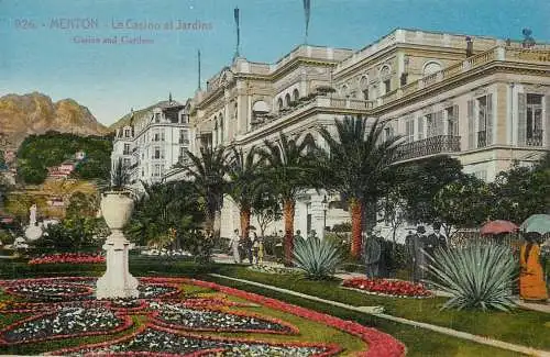 France Alpes maritimes Menton casino et jardins