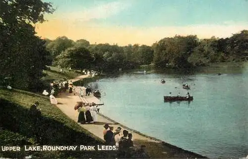 United Kingdom England Leeds upper lake Roundhay park