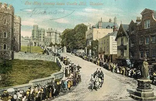 United Kingdom England Windsor Castle procession festivities elegance