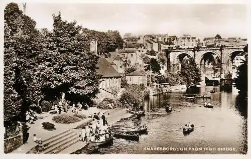 United Kingdom England Knaresborough from High Bridge