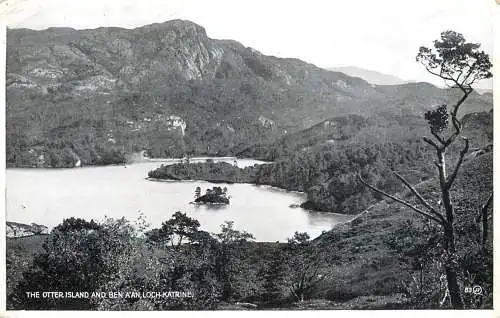United Kingdom Scotland Ben A'an Loch Katrine the otter island
