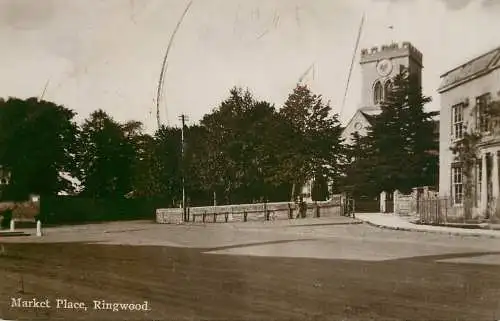 United Kingdom England Ringwood market place