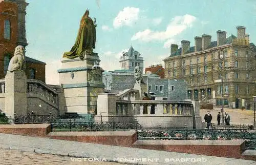 United Kingdom England Bradford Victoria monument