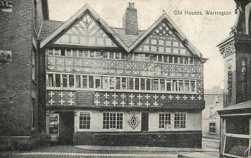United Kingdom England Warrington old houses