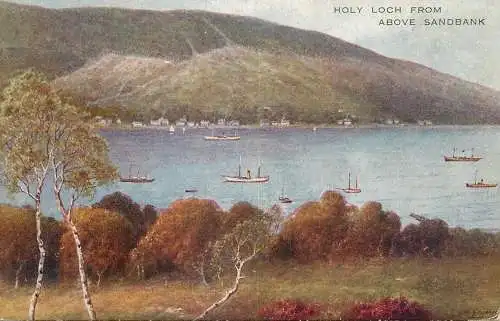 United Kingdom Scotland Holy Loch sandbank