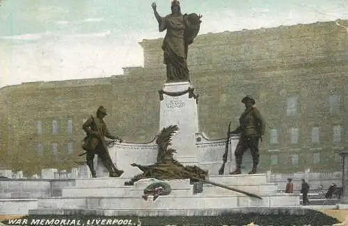 United Kingdom England Liverpool war memorial