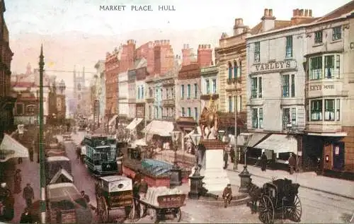 United Kingdom England Hull market place