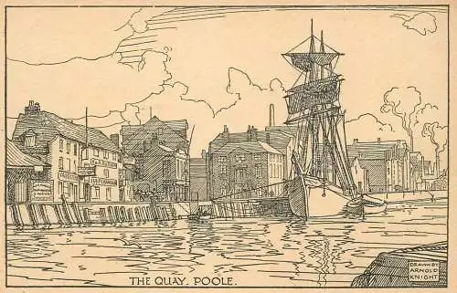United Kingdom England Poole the quay etch