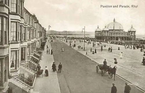 United Kingdom Wales Rhyl pavillon and parade