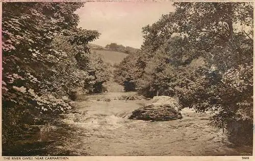 United Kingdom Wales Carmarthen river Gwili