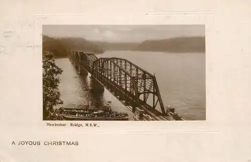 United Kingdom England a joyous Christmas Hawkesbur bridge