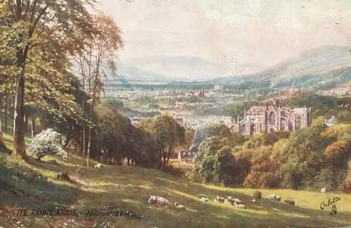 United Kingdom England Melrose abbey the Lowlands