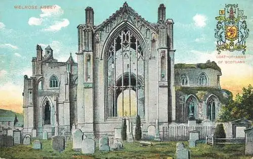 United Kingdom England Melrose abbey