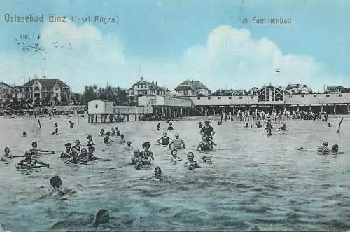 Ostseebad Binz Insel Rugen Im Familienbad 1913