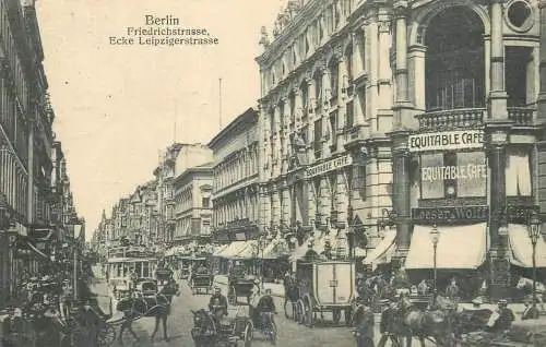 AK Allemagne Berlin Friedrichstrasse Ecke Leipzigerstrasse cafe