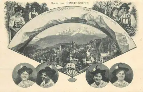 AK Germany gruss aus Berchtesgaden