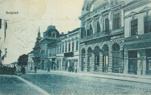 Serbia Belgrad 1916 Bruckenkopf Belgrad Artilleriekommando