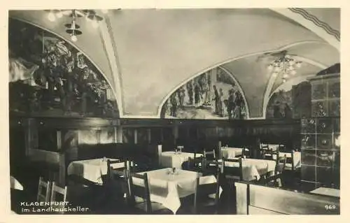 Klagenfurt im Landhauskeller restaurant 1940
