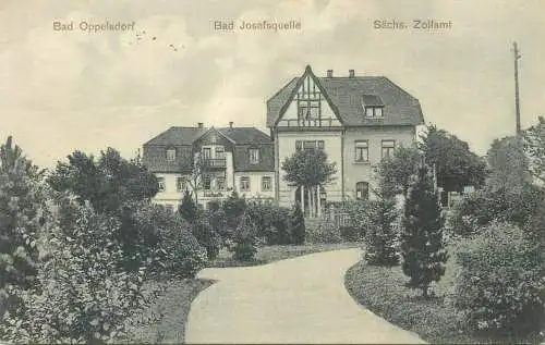 Poland Bad Oppelsdorf Opolno-Zdrój Bad Josefquelle Sach. Zollamt villa